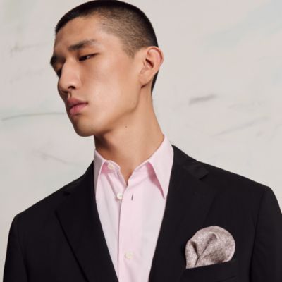 ポケットチーフ - ピンク - メンズ, ネクタイ・スカーフ・マフラー